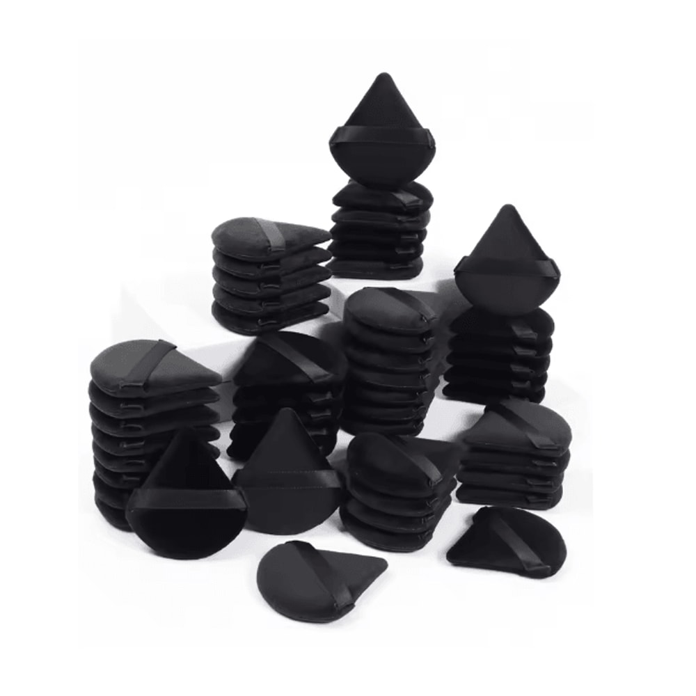VelvetBlend Black Triangle Powder Puff Makeup Sponge 2