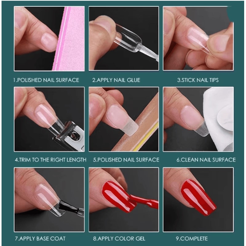 SculptPro XXS Almond Soft Gel Nail Tips 120 Piece Set 3