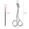 PrecisionPro Stainless Steel Eyebrow Scissors With Comb 3