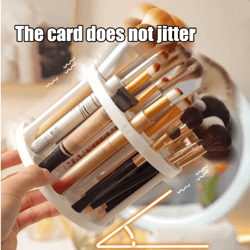 spinstore 45 hole rotating makeup brush organizer stand