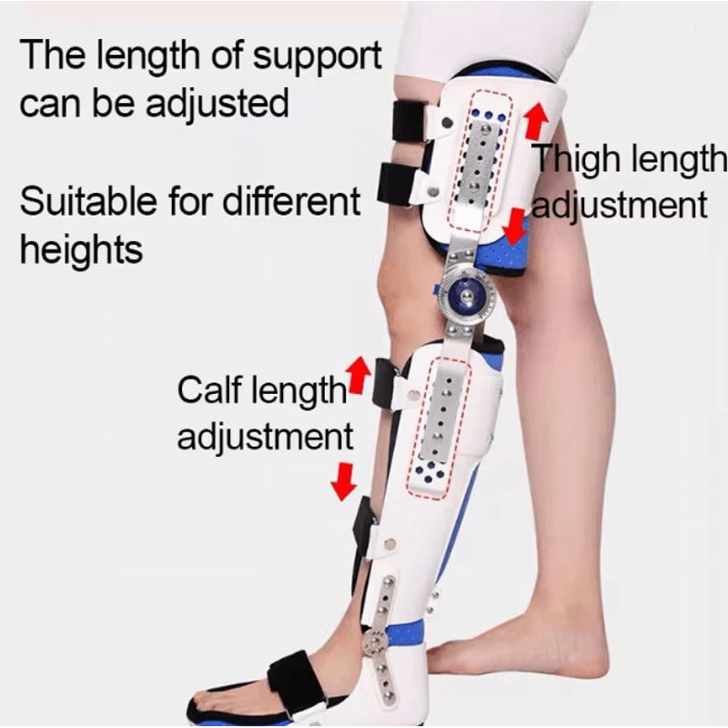 OrthoFlex Adjustable Knee And Ankle Support Brace 2