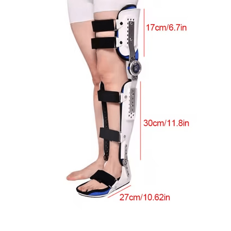 OrthoFlex Adjustable Knee And Ankle Support Brace 4