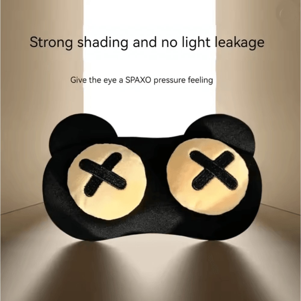 CozyCalm Cute Warm Compress Sleep Eye Mask For Kids And Students 1