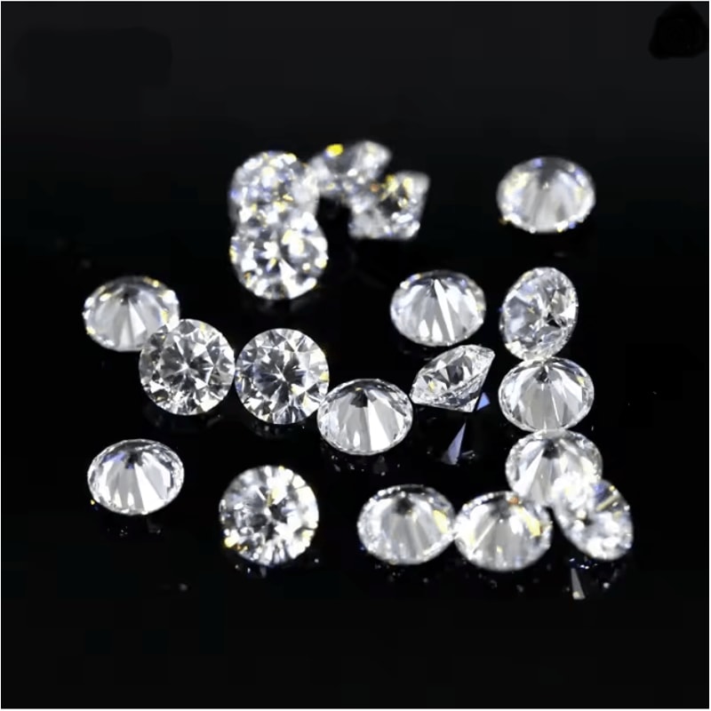 SparkCraft 50 Piece 6mm Cubic Zirconia Loose Stones For Jewelry Making 3