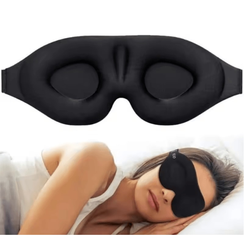 NightEase 3D Adjustable Light Blocking Sleep Mask 0