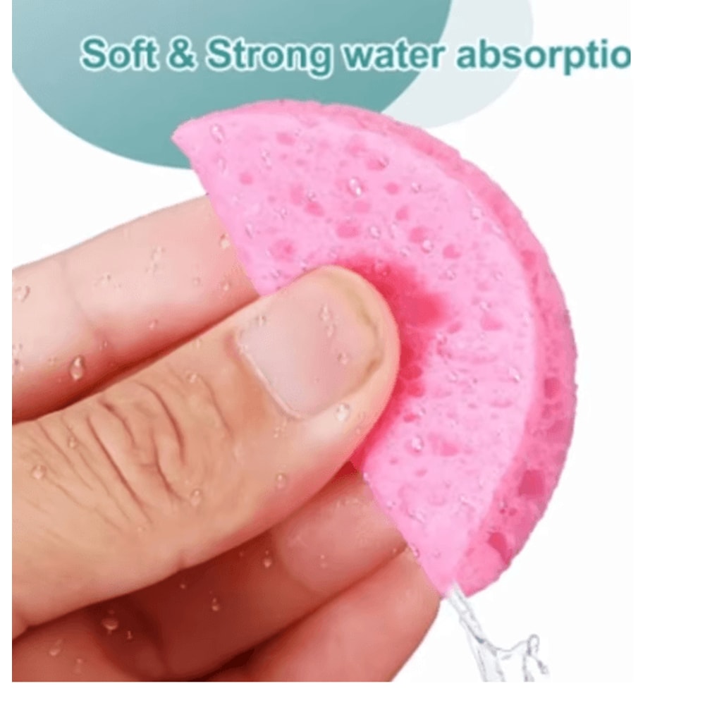 PureFoam Natural Wood Pulp Face Cleansing Sponge Set 2