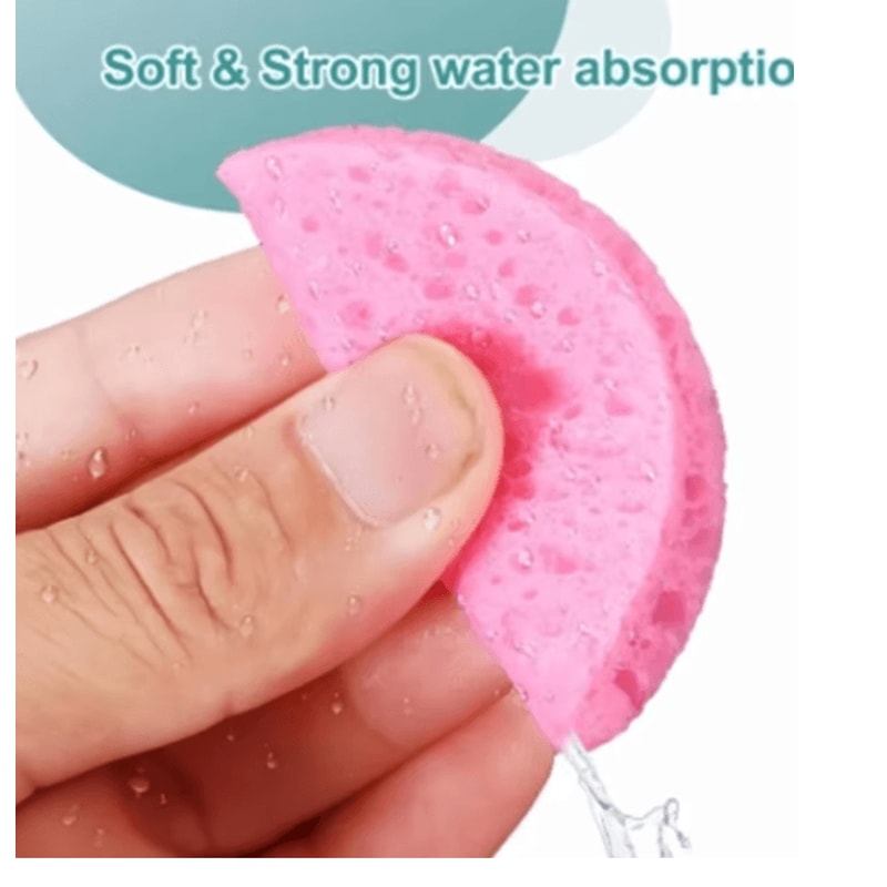 PureFoam Natural Wood Pulp Face Cleansing Sponge Set 2
