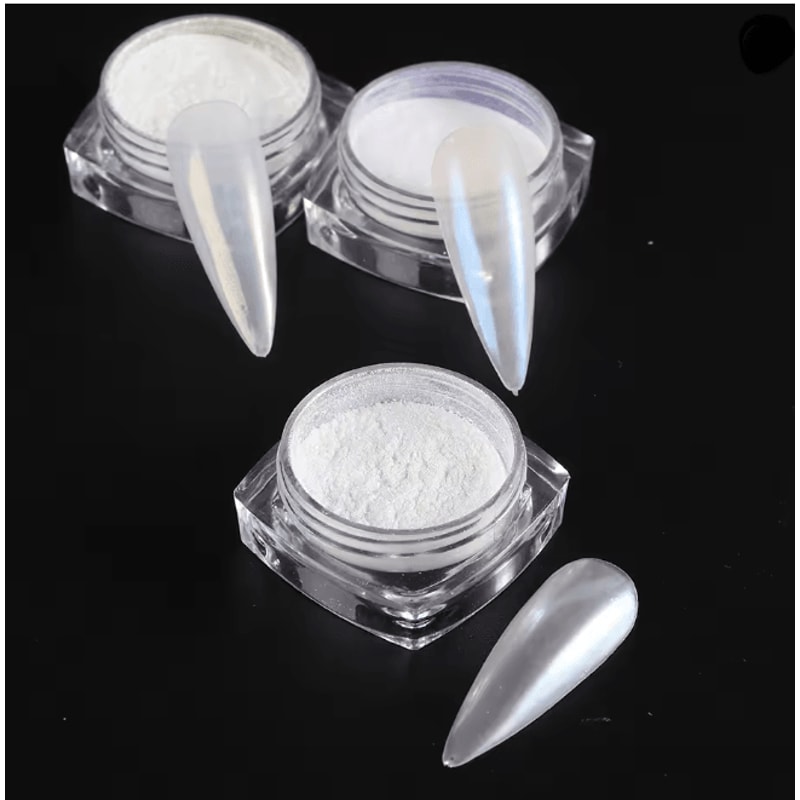 Aurora Pearl Chrome Nail Powder For Mirror Shine Finish 2
