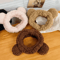 CozyBear Plush Makeup Headband For Face Washing And Skincare 1