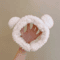 CozyBear Plush Makeup Headband For Face Washing And Skincare 5