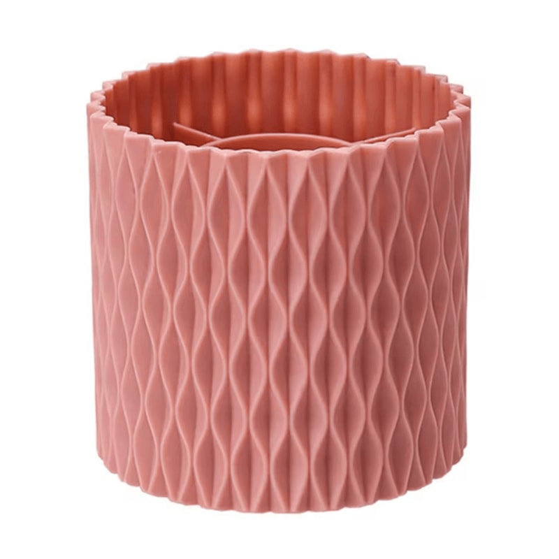 GlamSpin 360 Rotating Makeup Brush Organizer With Large Capacity 5