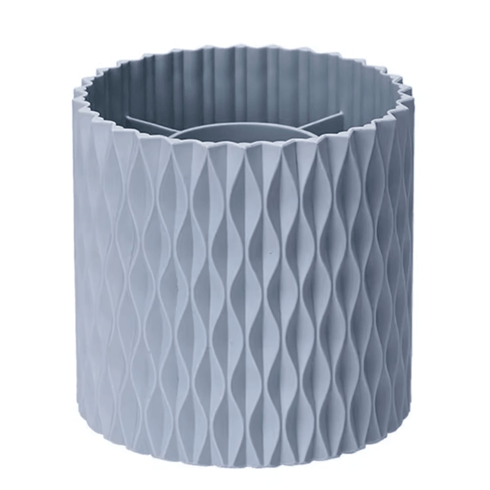 GlamSpin 360 Rotating Makeup Brush Organizer With Large Capacity 8