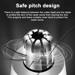 precisiontrim electric nose hair trimmer for men and women