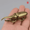 AuroraCraft Solid Brass Beetle Ornament Tea Pet Figurine 3