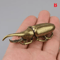 AuroraCraft Solid Brass Beetle Ornament Tea Pet Figurine 3