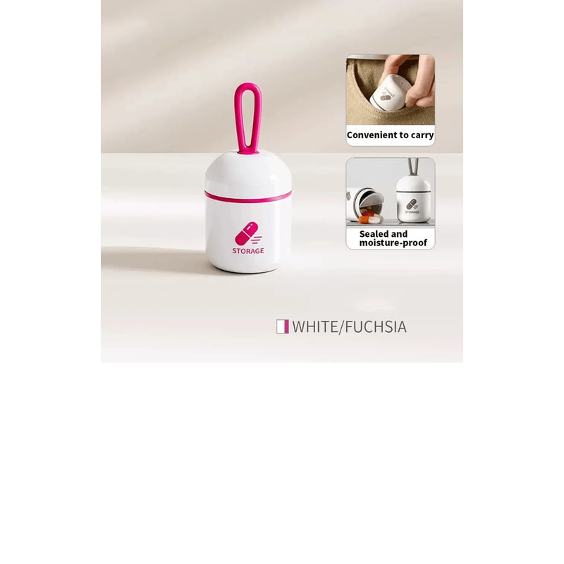 Mini Waterproof Pill Box Portable Medication Storage Case 4