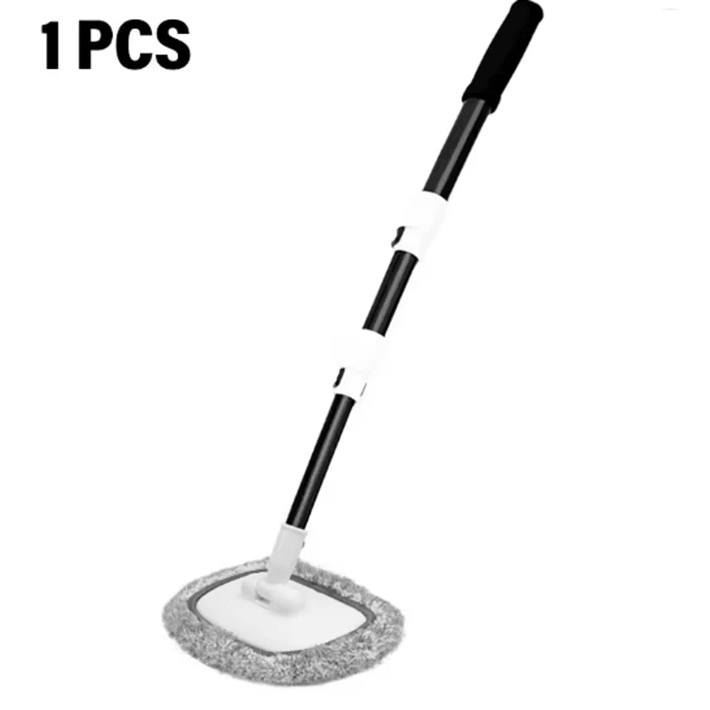 Telescoping Car Wash Brush With 15 Degree Bend And Long Handle 3