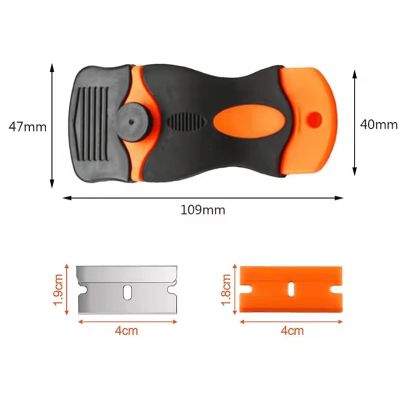 Precision Edge Mini Razor Blade Scraper For Glass And Sticker Removal 2