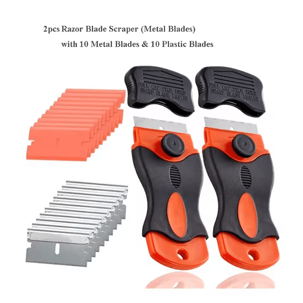 Precision Edge Mini Razor Blade Scraper For Glass And Sticker Removal 5