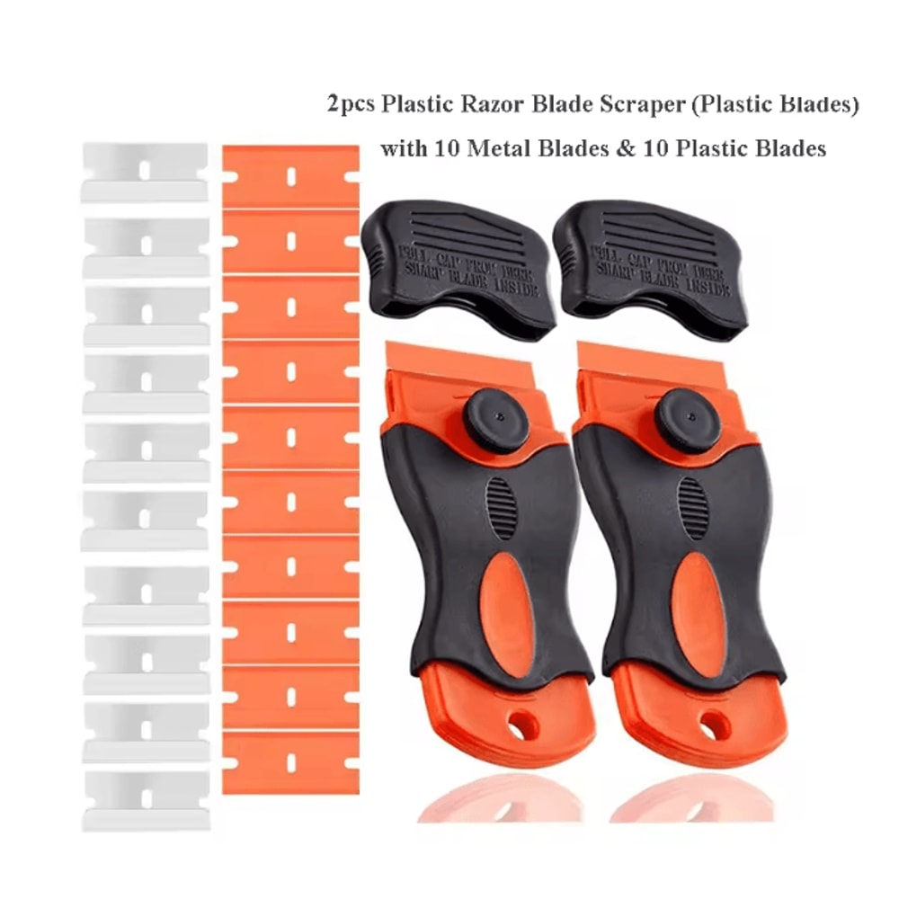 Precision Edge Mini Razor Blade Scraper For Glass And Sticker Removal 6