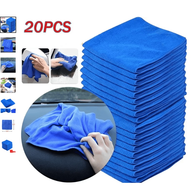 UltraClean Microfiber Car Wash Towels For Detailing And Drying 0