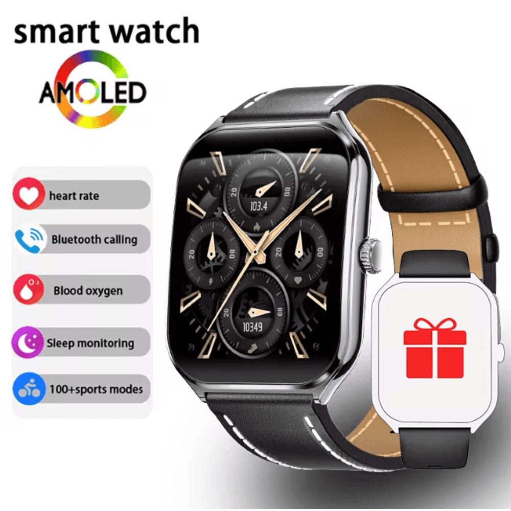 UltraSlim AMOLED Smart Watch With Always On Display And Call Reminder 6