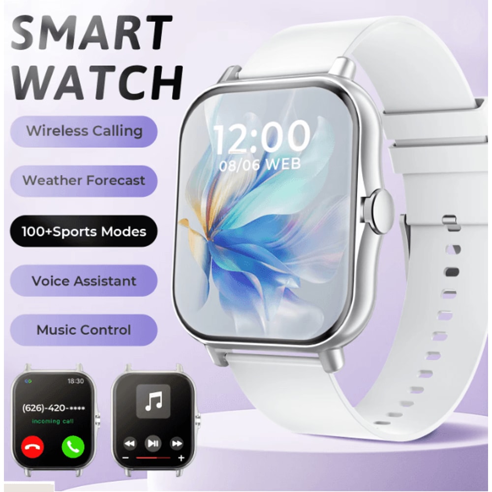 ActiveConnect Smart Watch With BT Call And Health Sleep Monitoring 0