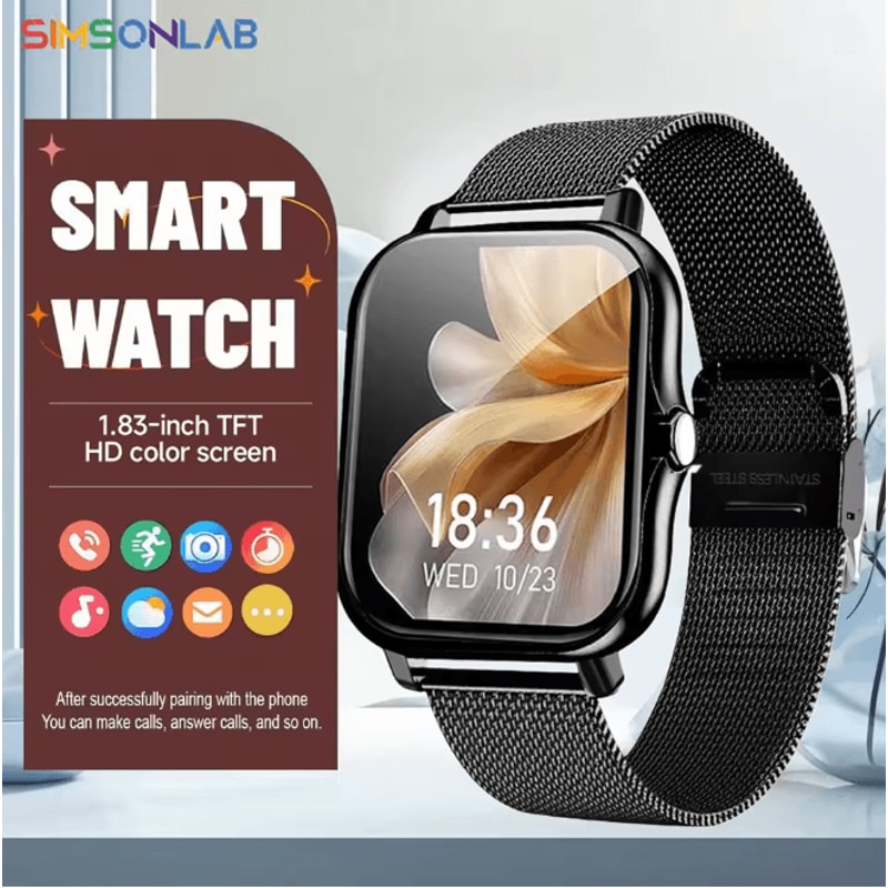 ActiveConnect Smart Watch With BT Call And Health Sleep Monitoring 10