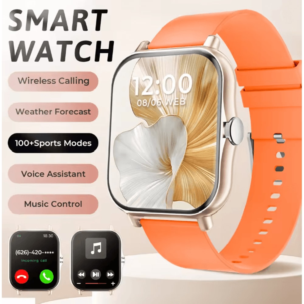 ActiveConnect Smart Watch With BT Call And Health Sleep Monitoring 12