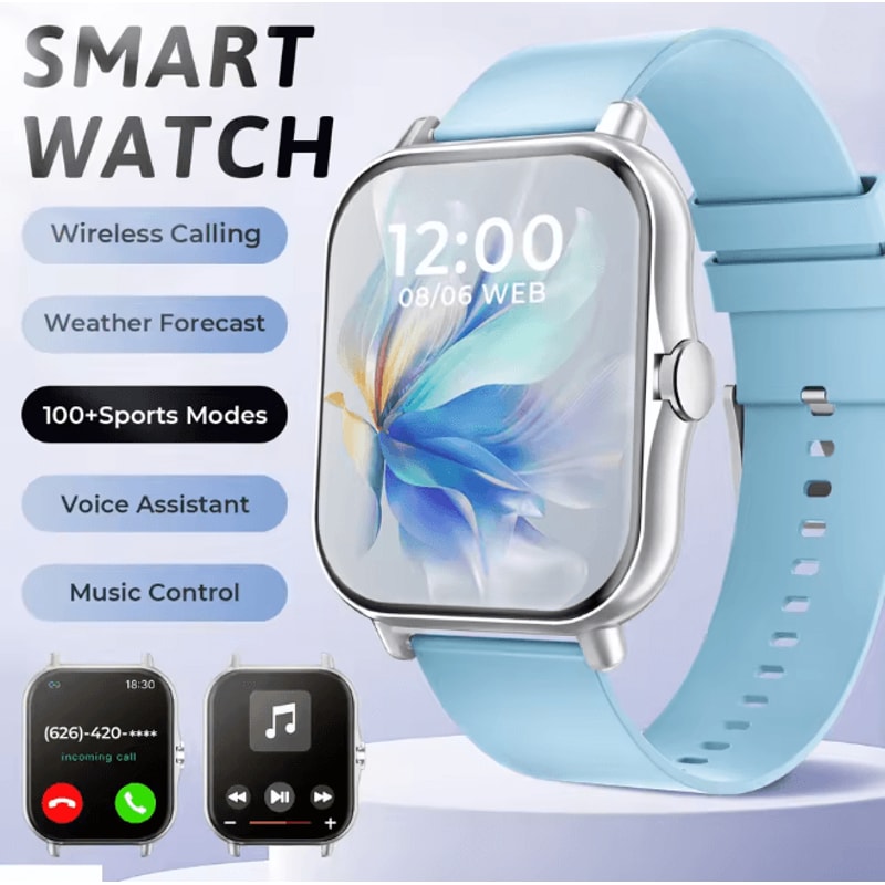 ActiveConnect Smart Watch With BT Call And Health Sleep Monitoring 15