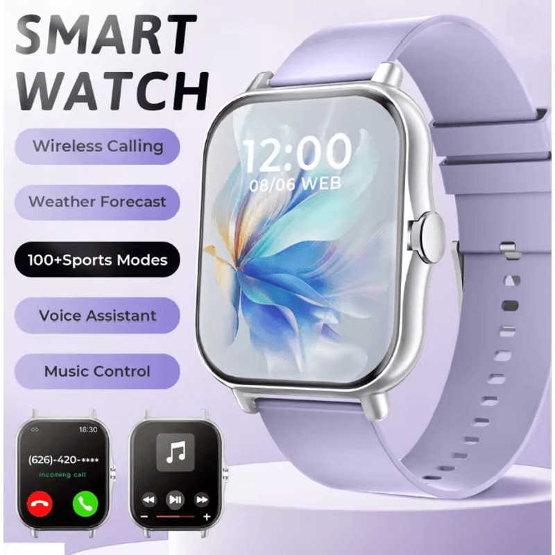 ActiveConnect Smart Watch With BT Call And Health Sleep Monitoring 16