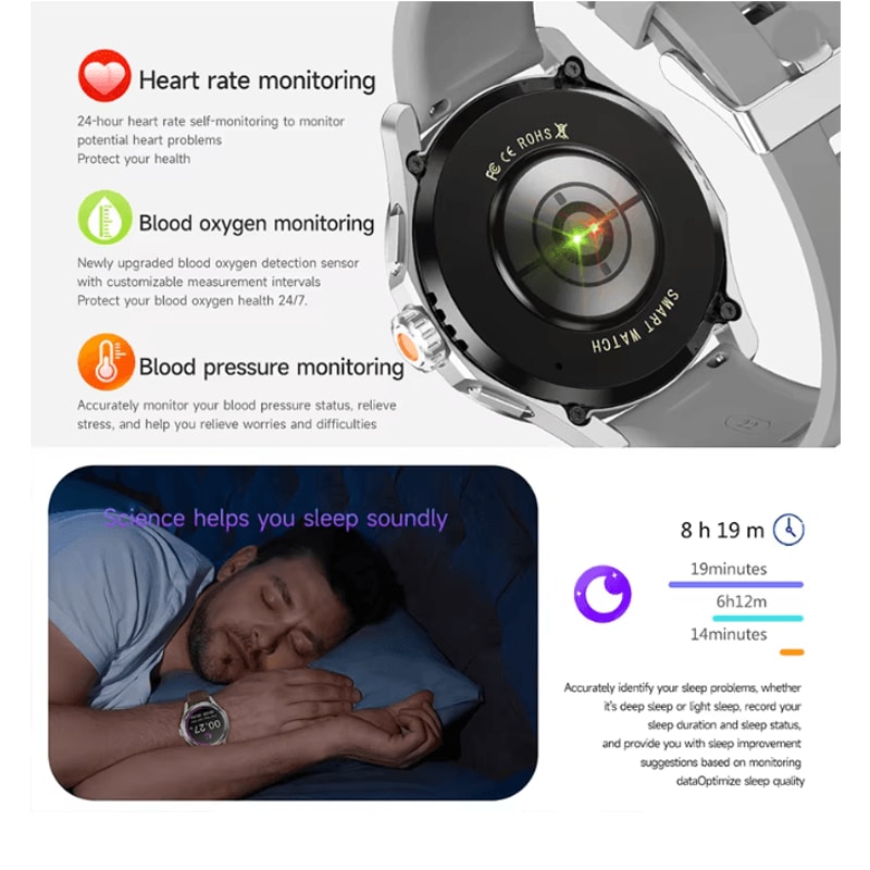 S4 Ultra GPS Smart Watch With AMOLED Display And Bluetooth Calling 1