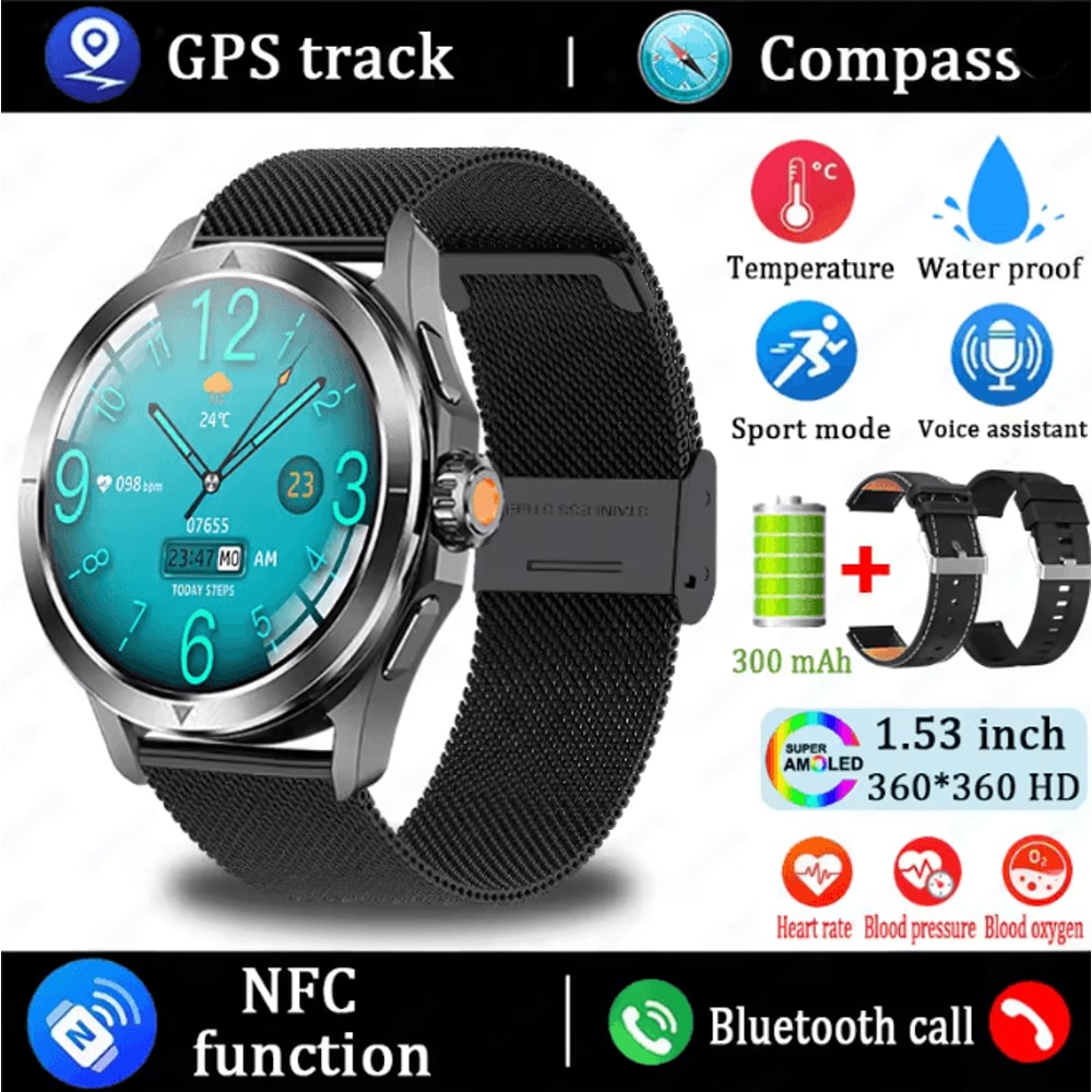 S4 Ultra GPS Smart Watch With AMOLED Display And Bluetooth Calling 13