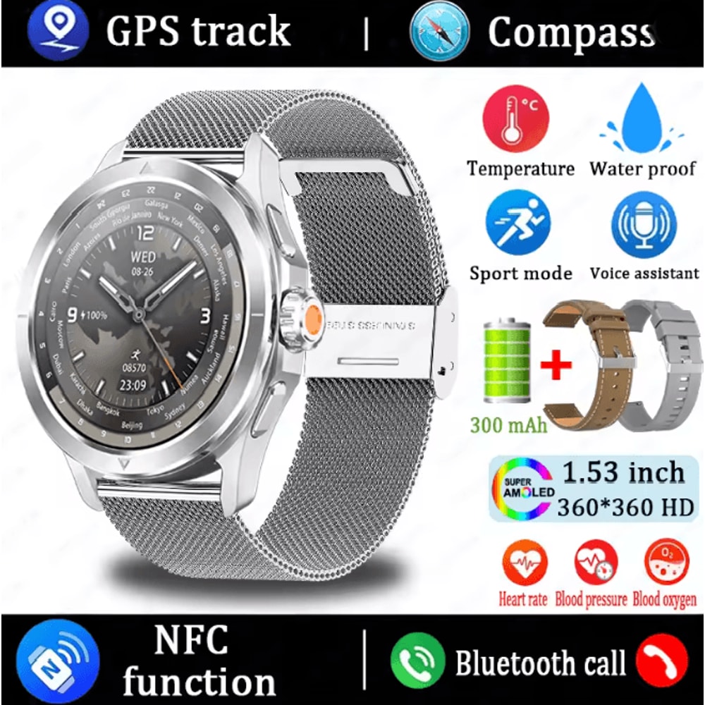S4 Ultra GPS Smart Watch With AMOLED Display And Bluetooth Calling 14