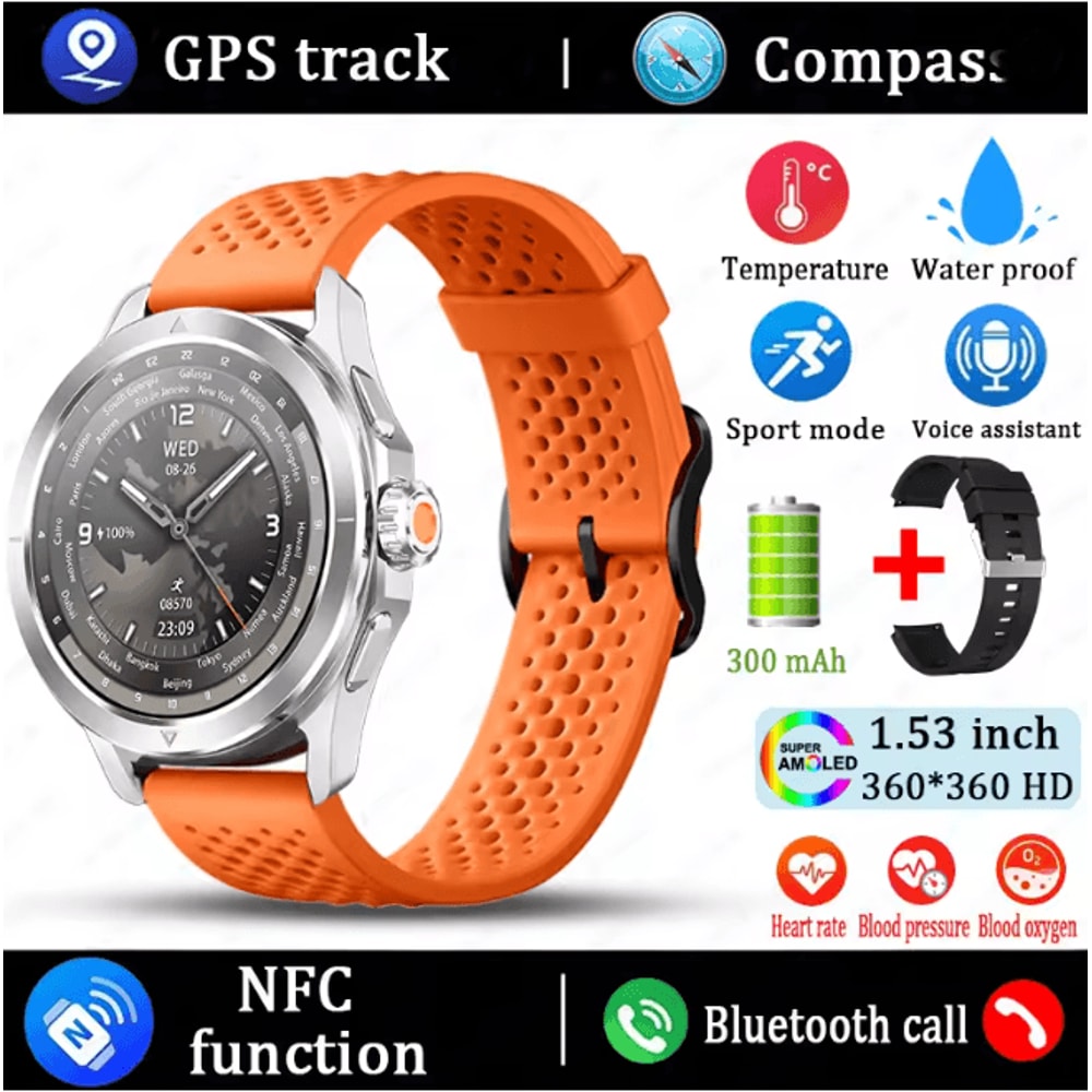 S4 Ultra GPS Smart Watch With AMOLED Display And Bluetooth Calling 18