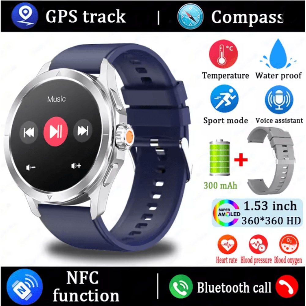 S4 Ultra GPS Smart Watch With AMOLED Display And Bluetooth Calling 8