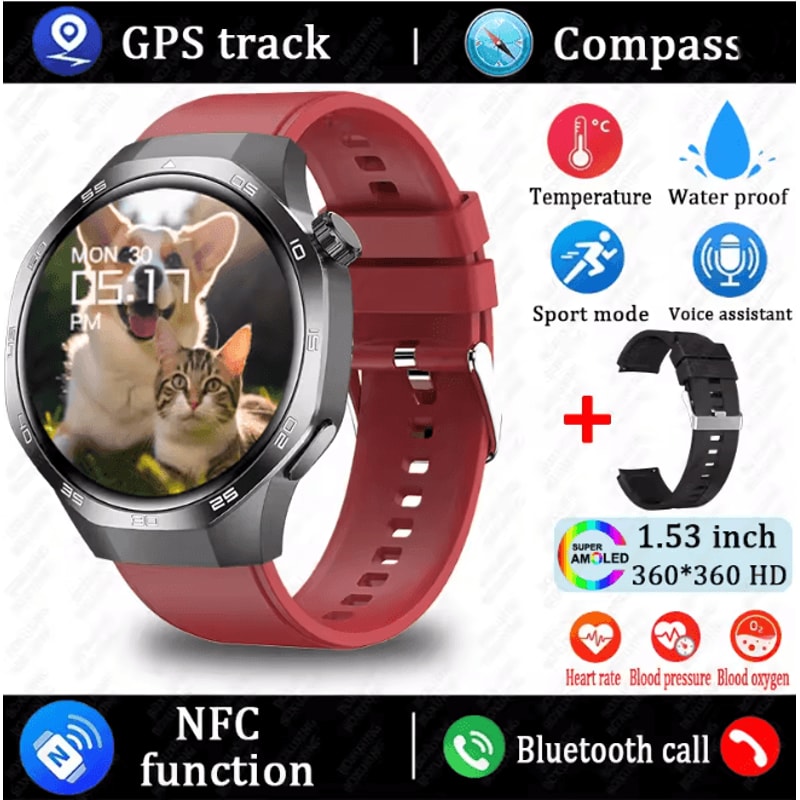 Watch 5 MAX AMOLED GPS Smart Watch With Bluetooth Calling And NFC 9