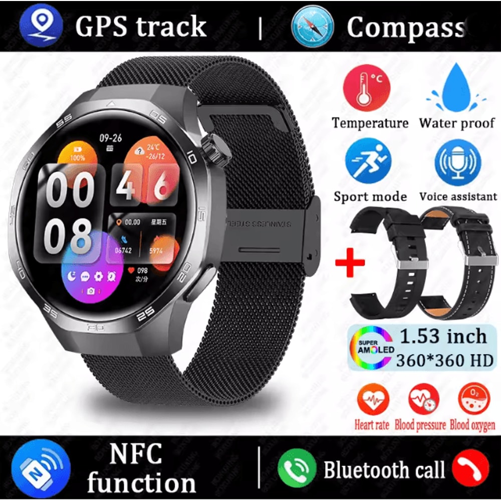 Watch 5 MAX AMOLED GPS Smart Watch With Bluetooth Calling And NFC 11