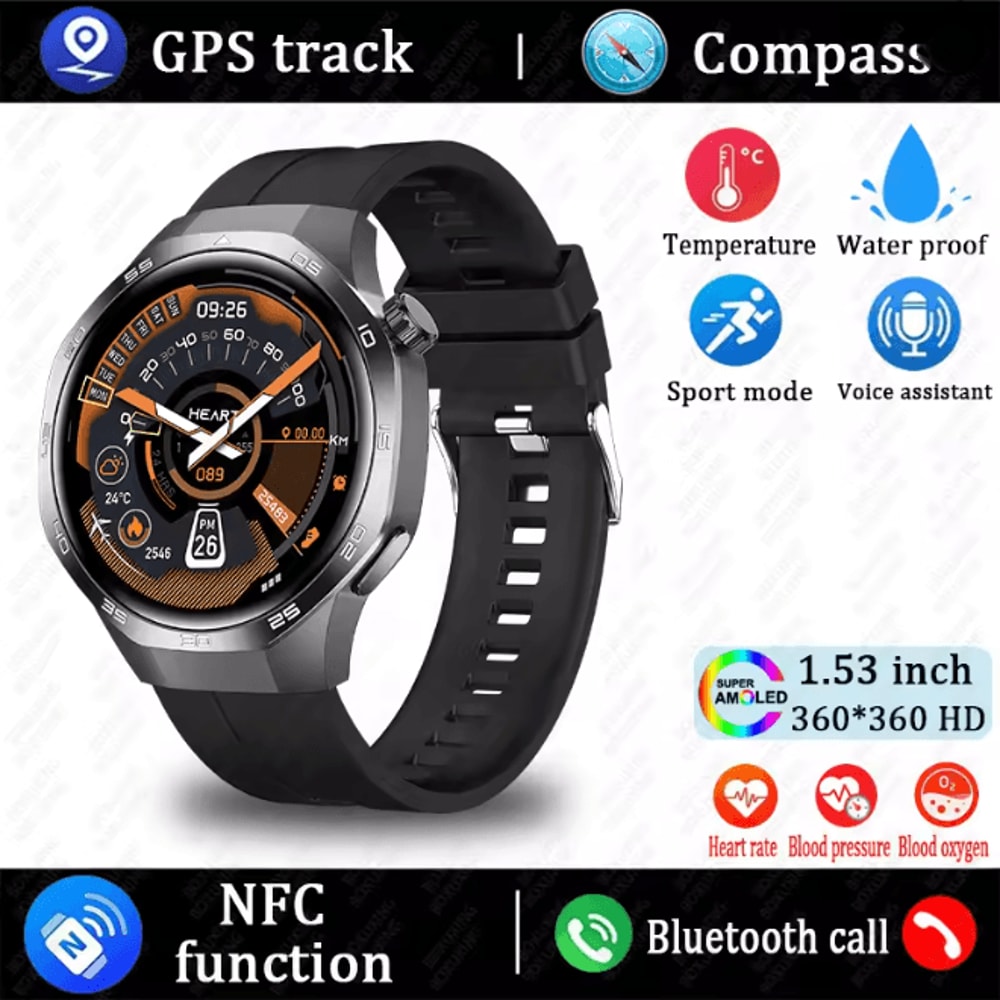 Watch 5 MAX AMOLED GPS Smart Watch With Bluetooth Calling And NFC 6