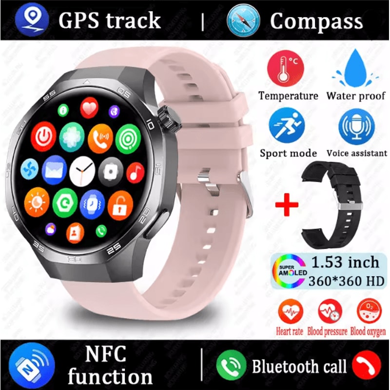 Watch 5 MAX AMOLED GPS Smart Watch With Bluetooth Calling And NFC 7