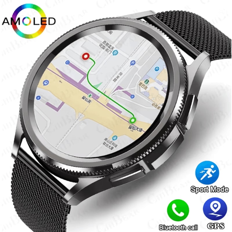 Smart Watch 6 Classic GPS NFC With Bluetooth Calling And Health Monitoring 0