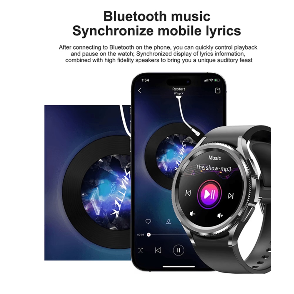 Smart Watch 6 Classic GPS NFC With Bluetooth Calling And Health Monitoring 2