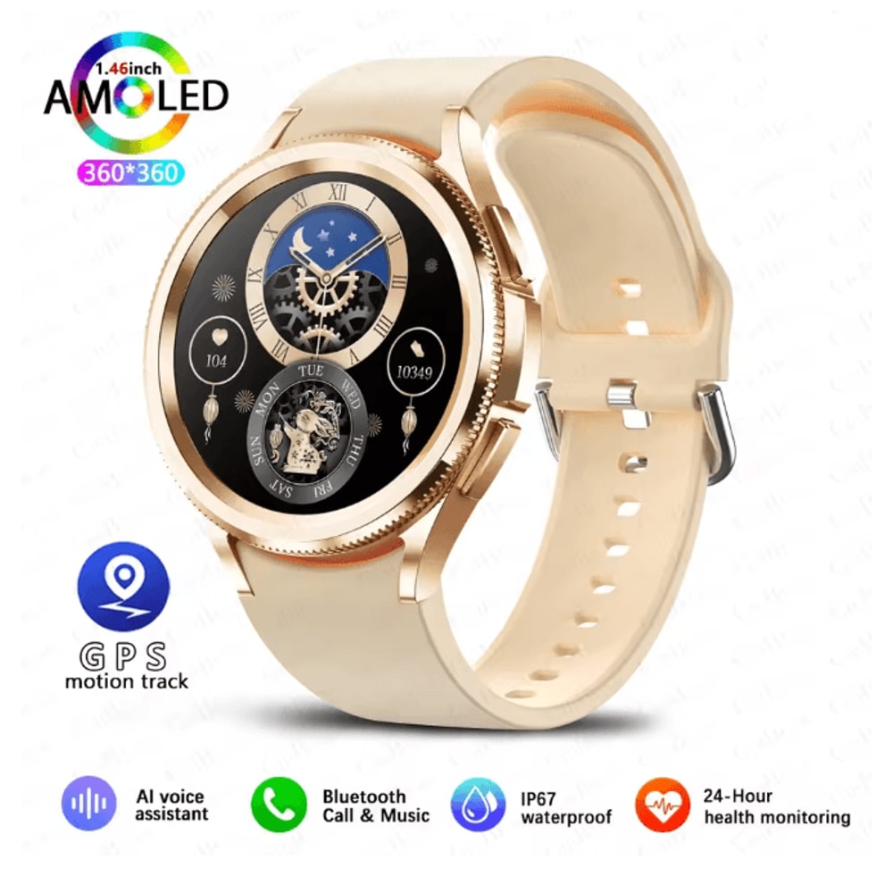Smart Watch 6 Classic GPS NFC With Bluetooth Calling And Health Monitoring 5