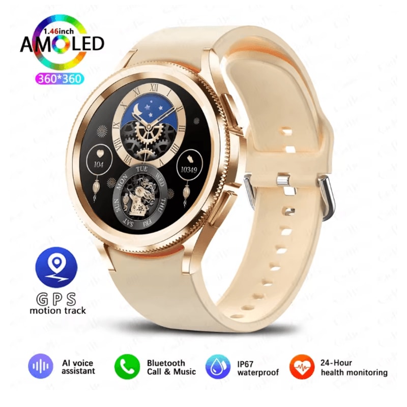Smart Watch 6 Classic GPS NFC With Bluetooth Calling And Health Monitoring 5