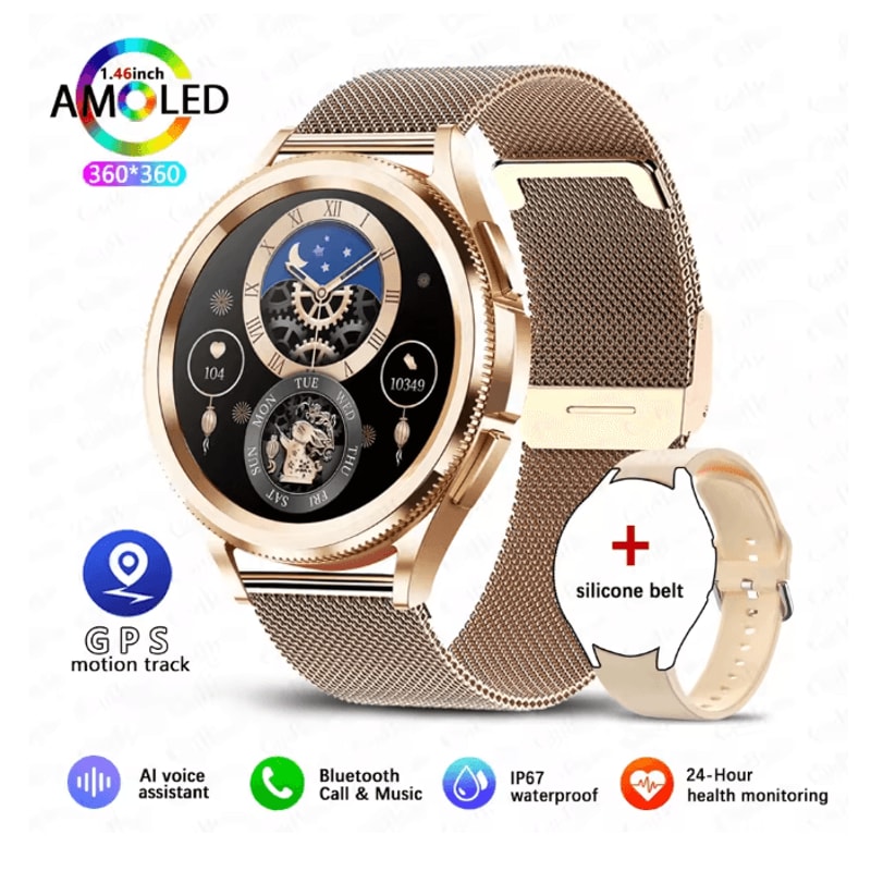 Smart Watch 6 Classic GPS NFC With Bluetooth Calling And Health Monitoring 8