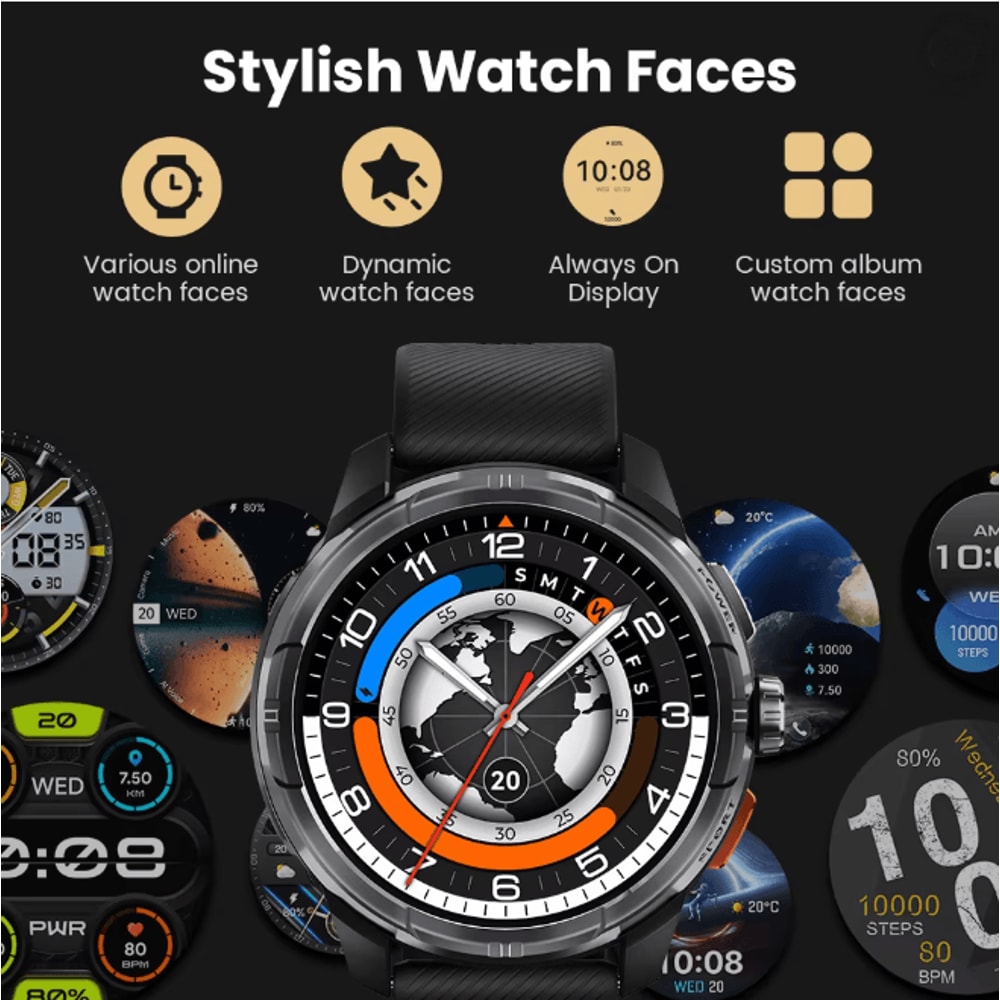 HAYLOU Solar Ultra GPS Smartwatch With AMOLED Display And Bluetooth Calling 2