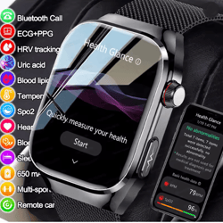 vitalscan pro health monitoring smart watch with bluetooth calling