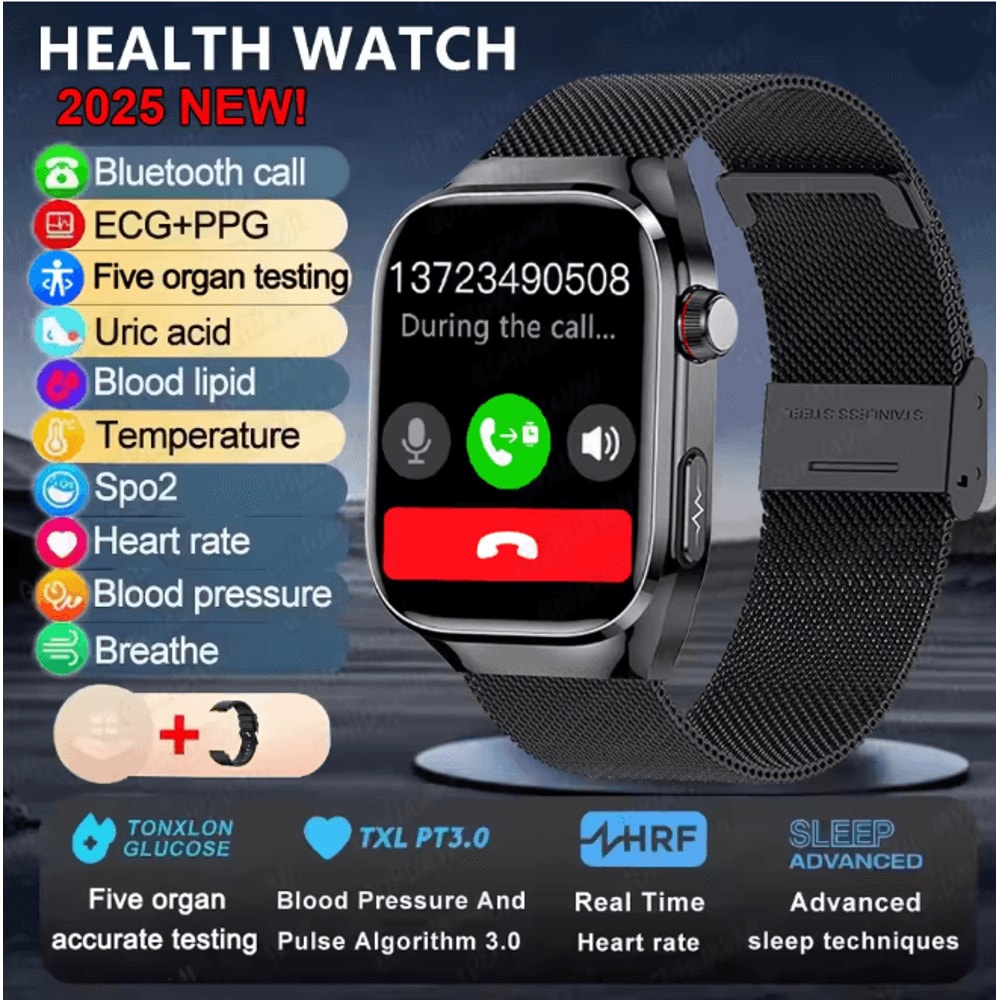 VitalScan Pro Health Monitoring Smart Watch With Bluetooth Calling 9