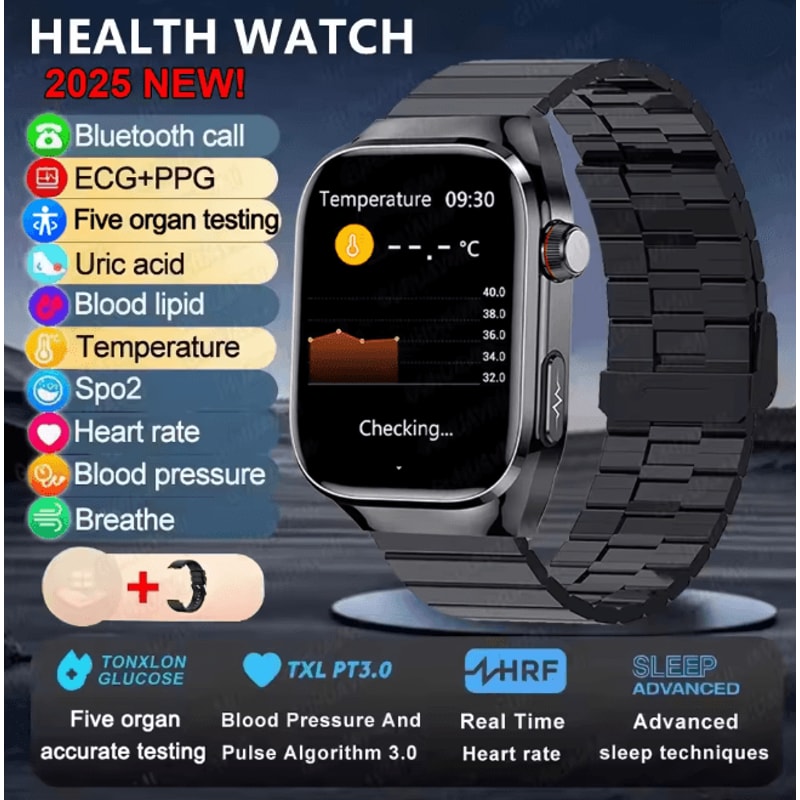 VitalScan Pro Health Monitoring Smart Watch With Bluetooth Calling 13