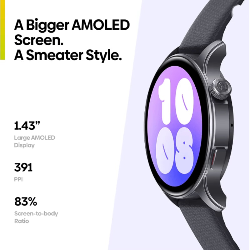 Zeblaze Btalk 3 GPS Smartwatch With AMOLED Display And Bluetooth Calling 1